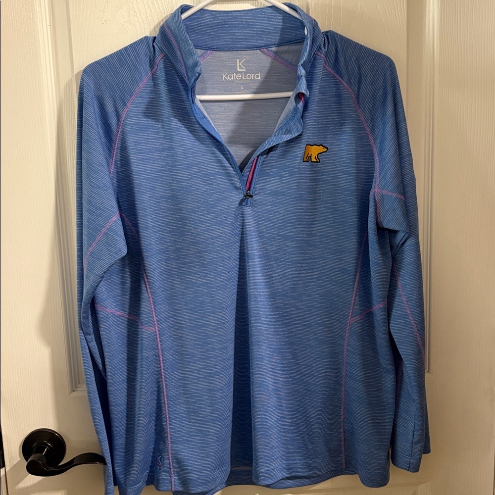Kate Lord Blue Golf  Pullover - Picture 4 of 7